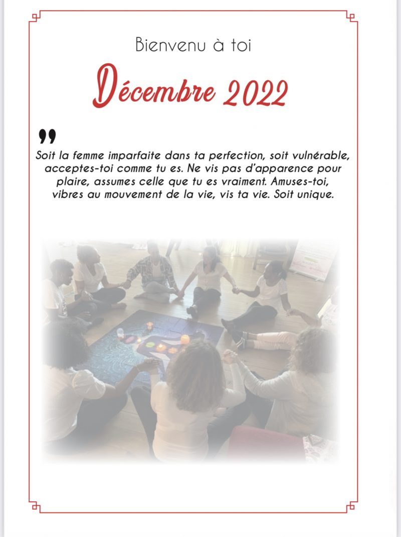Page d'agenda Decembre 2022